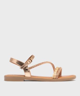 Sandales à brides fines brillantes femme vue1 - VALENTINA BALDA - GEMO