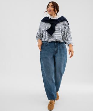 Jean barrel femme grande taille vue4 - GEMO 4G GT - GEMO