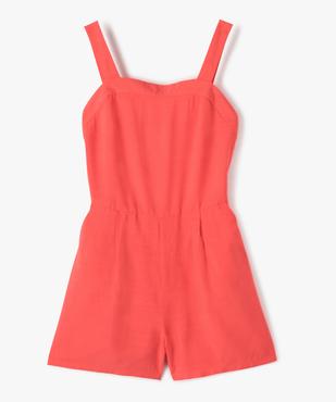 Combishort fille élégant avec grande ouverture dos vue2 - GEMO (JUNIOR) - GEMO