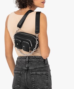 Sac besace femme multipoche compact vue5 - GEMO (ACCESS) - GEMO