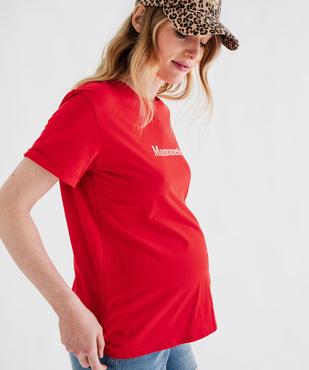 Tee-shirt de grossesse compatible allaitement avec motif  vue9 - GEMO 4G MATERN - GEMO