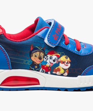 Baskets en toile avec motif et semelle clignotante - Pat Patrouille vue6 - PAT PATROUILLE - GEMO