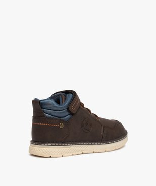 Boots garçon à col rembourré fermeture lacets et scratch vue4 - Nikesneakers (ENFANT) - Nikesneakers
