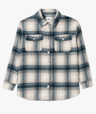 Veste femme forme chemise effet flanelle vue4 - GEMO(FEMME PAP) - GEMO