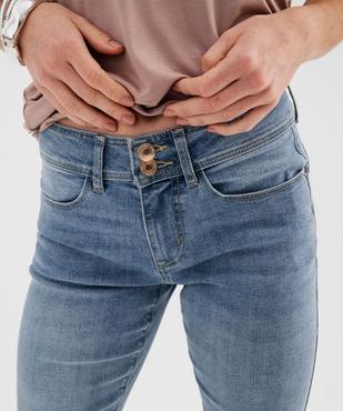 Jean skinny push-up taille normale femme vue2 - GEMO(FEMME PAP) - GEMO