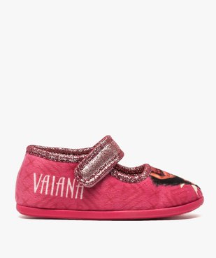Chaussons fille avec bride à scratch - Vaiana vue1 - VAIANA - GEMO