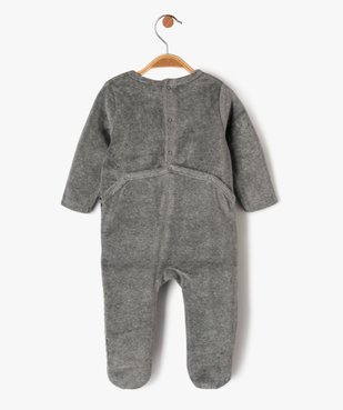 Pyjama velours imprimé Batman bébé vue4 - DISNEY BABY - GEMO