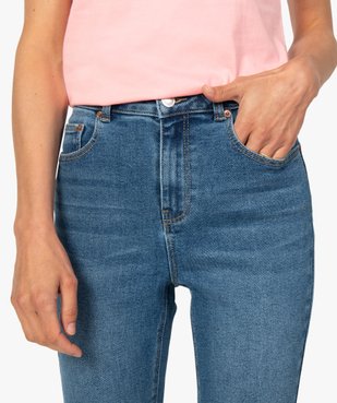 Jean femme en stretch coupe Skinny taille haute vue2 - GEMO(FEMME PAP) - GEMO
