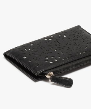Portefeuille femme avec perforations fantaisie vue2 - Nikesneakers (ACCESS) - Nikesneakers