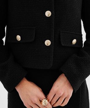 Veste en tweed femme vue3 - GEMO(FEMME PAP) - GEMO