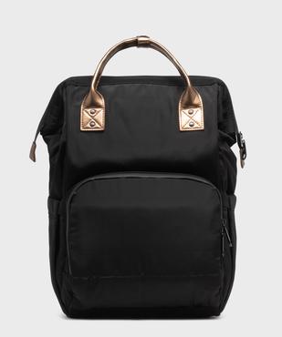 Sac à dos spécial ordinateur avec touches métallisées femme vue1 - GEMO (ACCESS) - GEMO