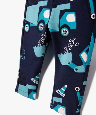 Legging en maille imprimée et texturée bébé garçon vue2 - GEMO(BEBE DEBT) - GEMO