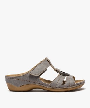 Mules femme confort à bride scratch vue1 - GEMO (CONFORT) - GEMO