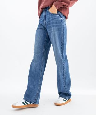 Jean wide leg taille haute femme vue6 - GEMO(FEMME PAP) - GEMO