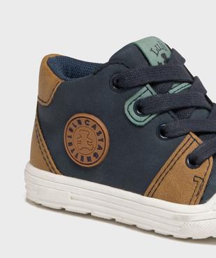 Chaussures premiers pas bicolores bébé garçon - LuluCastagnette vue6 - LULU CASTAGNETT - GEMO