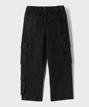 Jean large avec poches cargo garçon vue3 - GEMO (ENFANT) - GEMO