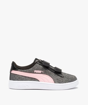 Baskets fille brillantes à scratchs – Puma Smash vue1 - PUMA - GEMO