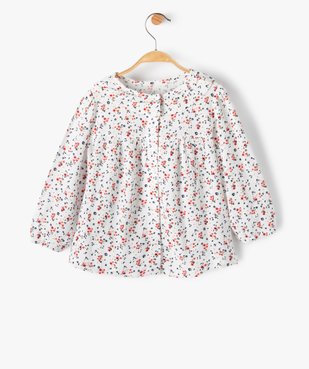 Blouse bébé fille à motifs fleuris et rayures pailletées – Lulu Castagnette vue6 - LULUCASTAGNETTE - GEMO