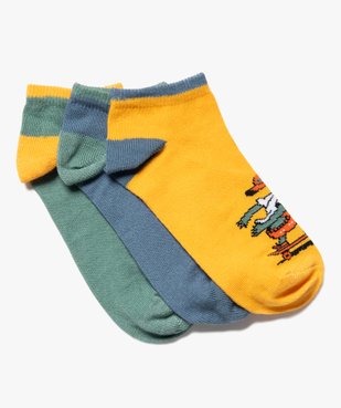Chaussettes ultra courtes imprimées animaux garçon vue1 - GEMO (ENFANT) - GEMO