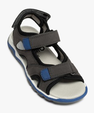 Sandales sport garçon multi-matières à brides scratch vue5 - GEMO (ENFANT) - GEMO