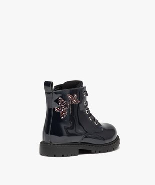 Boots vernis fille avec motifs oiseaux du 25 au 30 vue4 - GEMO (ENFANT) - GEMO