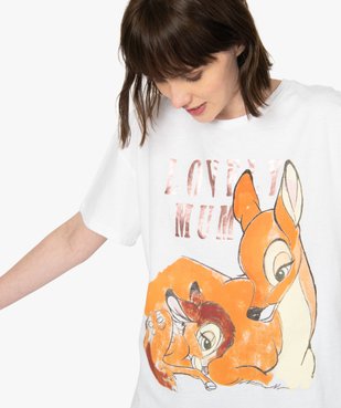 Tee-shirt femme oversize avec motif XXL - Disney vue2 - DISNEY DTR - GEMO