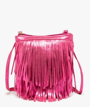 Sac fille à franges toucher velours vue1 - GEMO (ENFANT) - GEMO