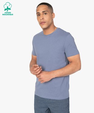 Tee-shirt homme à manches courtes uni vue1 - GEMO C4G HOMME - GEMO