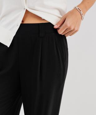 Pantalon large et fluide à taille haute femme vue6 - GEMO 4G FEMME - GEMO