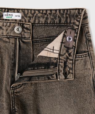 Jean loose coloré avec taille ajustable fille vue3 - GEMO 4G FILLE - GEMO