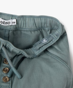 Pantalon en denim coloré bébé garçon vue2 - GEMO(BB COUCHE) - GEMO