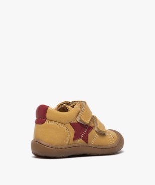 Chaussures premiers pas bébé garçon à scratch - Bopy vue4 - BOPY - GEMO