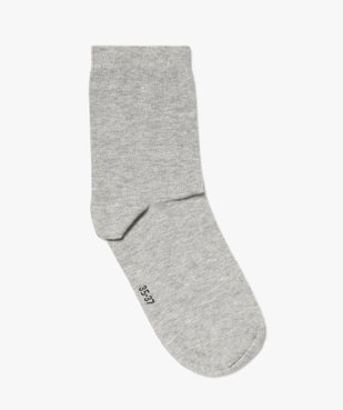 Chaussettes mi-hautes avec coutures plates femme (lot de 2) vue1 - GEMO(HOMWR FEM) - GEMO