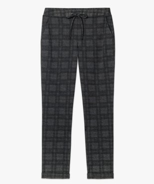 Pantalon femme en maille extensible imprimé vue4 - GEMO(FEMME PAP) - GEMO