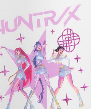 Tee-shirt manches courtes avec motif sur l’avant fille - K-pop Demon Hunters vue3 - KPOP DEMON HUNTERS - GEMO