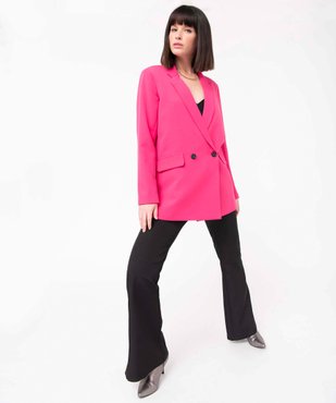 Veste blazer fermeture croisée femme vue5 - GEMO(FEMME PAP) - GEMO