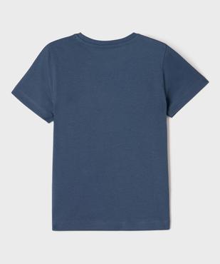 Tee-shirt manches courtes avec motif animal garçon vue3 - GEMO 4G GARCON - GEMO