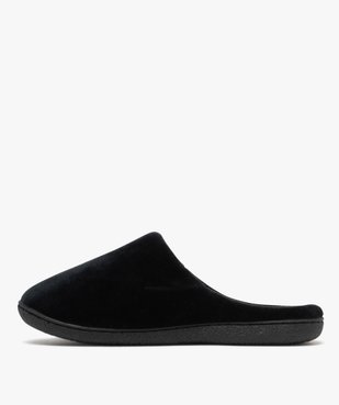 Chaussons homme mules en velours ras - Olympia vue3 - OLYMPIA - GEMO