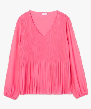 Tunique femme en voile plissé vue4 - GEMO(FEMME PAP) - GEMO