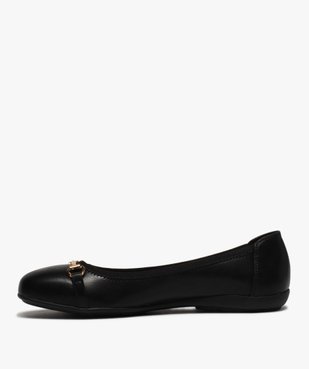 Ballerines femme unies à bride métallique vue3 - GEMO(URBAIN) - GEMO