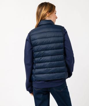 Doudoune sans manches finement matelassé femme vue3 - GEMO 4G FEMME - GEMO