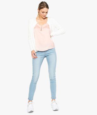 Jean femme slim taille normale stretch vue5 - GEMO (JEAN) - GEMO