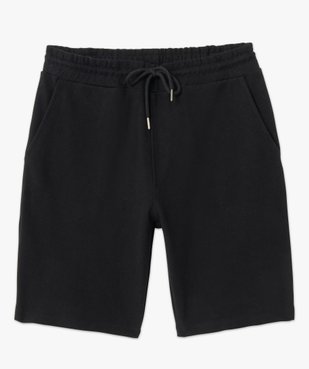 Bermuda homme en maille piquée à taille élastiquée vue4 - GEMO (HOMME) - GEMO