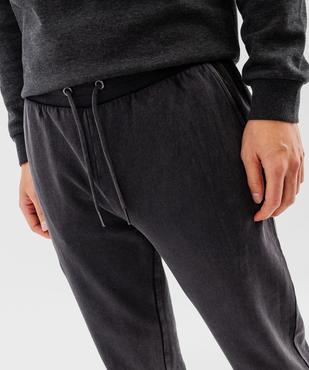 Pantalon de jogging avec intérieur bouclette homme vue2 - GEMO (HOMME) - GEMO