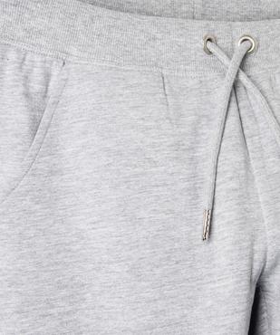 Pantalon de jogging avec intérieur molletonné fille vue2 - GEMO 4G FILLE - GEMO