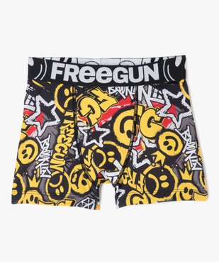 Boxer microfibre douce imprimée garçon - Freegun vue1 - FREEGUN - GEMO