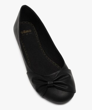 Ballerines femme unies à nœud drapé vue5 - GEMO(URBAIN) - GEMO