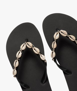 Tongs femme à fines brides ornées de coquillages vue3 - Nikesneakers (PLAGE) - Nikesneakers
