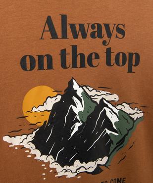 T-shirt imprimé manches longues garçon vue2 - GEMO (JUNIOR) - GEMO