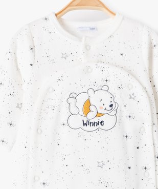 Pyjama bébé ouverture sur l’avant – Winnie l’ourson vue2 - DISNEY DTR - GEMO